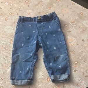 Garanimals Blue Heart Print Kids Jeans
